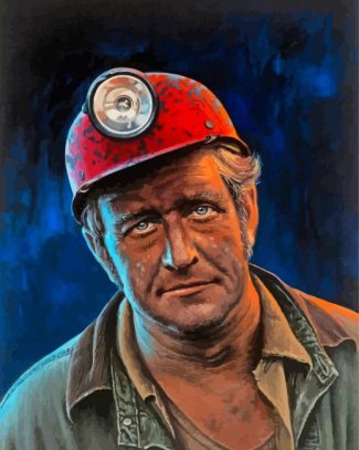 Coal Miner diamond painting