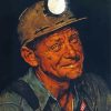 Coal Miner Norman Rockwell diamond painting