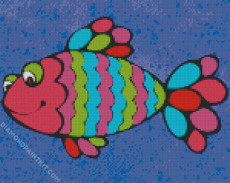 Colorful Fish diamond painting