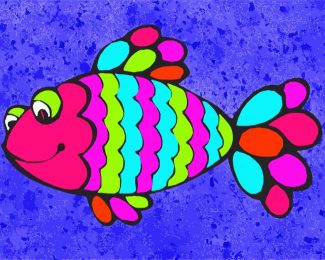 Colorful Fish diamond painting