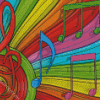 Colorful Music diamond painting