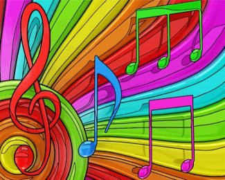 Colorful Music diamond painting