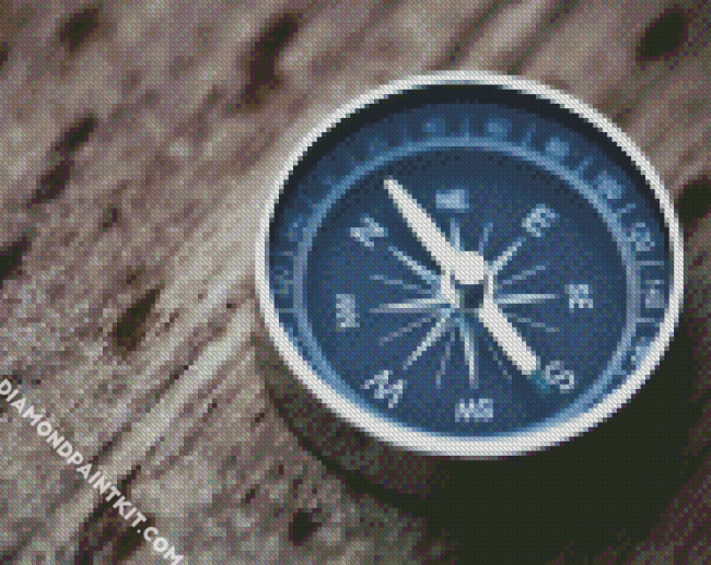 Compass diamond painting