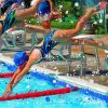 Competitive Swimming diamond painting