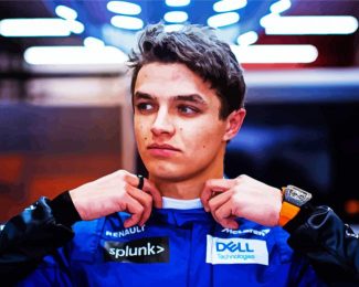 Cool Lando Norris diamond painting