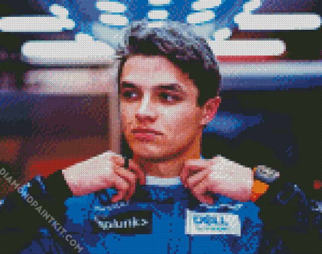 Cool Lando Norris diamond painting