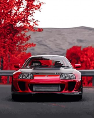 Cool Supra Mk4 diamond painting