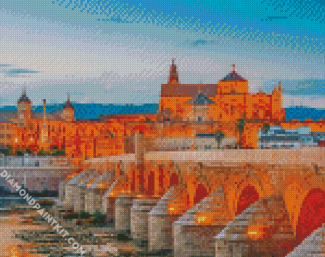 Cordoba Roman Bridge diamond painting