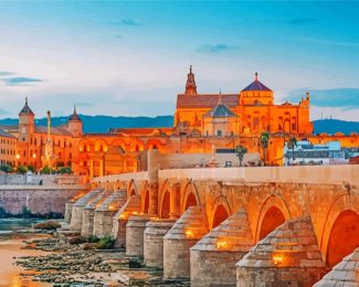 Cordoba Roman Bridge diamond painting