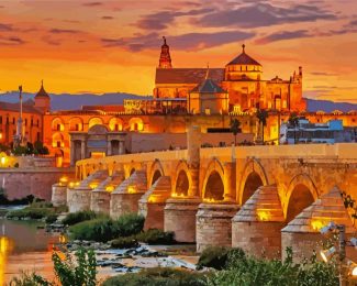 Cordoba Spain At Sunset diamond painting