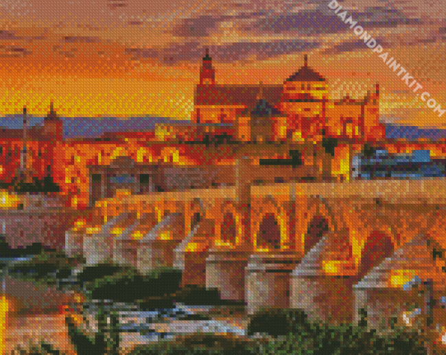 Cordoba Spain At Sunset diamond painting