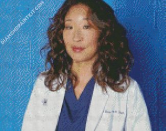 Cristina Yang Greys Anatomy diamond painting