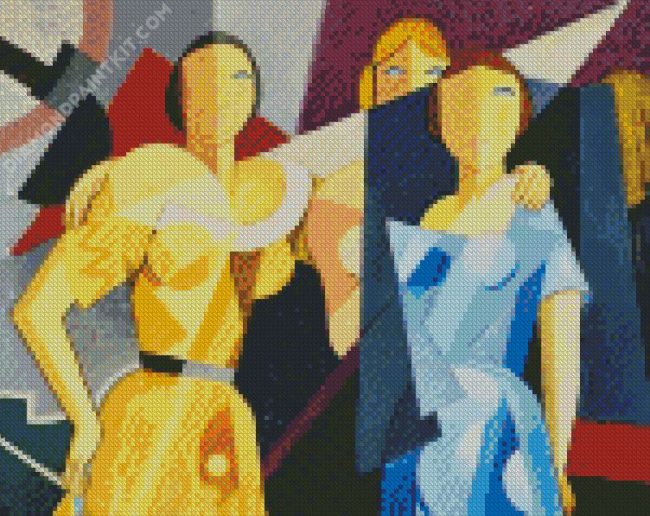 Cubism Ladies diamond painting