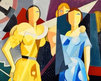 Cubism Ladies diamond painting