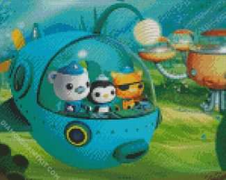 Cute Octonaut diamond painting