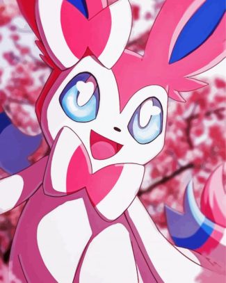 Cute Sylveon diamond painting