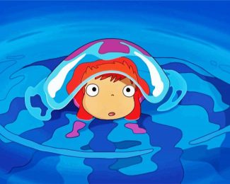 Cute Ponyo diamond painting