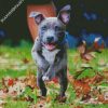 Cute Puppy Pitbull diamond painting