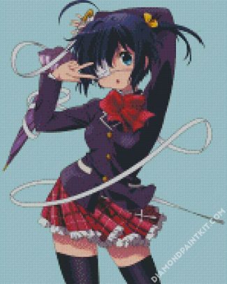 Cute Rikka Takanashi diamond painting