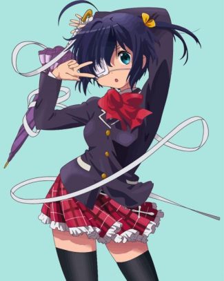 Cute Rikka Takanashi diamond painting