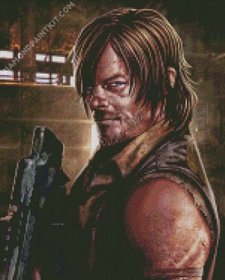 Daryl Dixon Art diamond painting