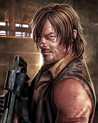 Daryl Dixon Art diamond painting