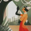 Deco Lady diamond painting