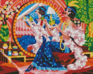 Deco Lady diamond painting