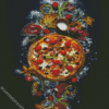 Delicious Pizza diamond painting