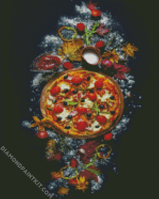 Delicious Pizza diamond painting