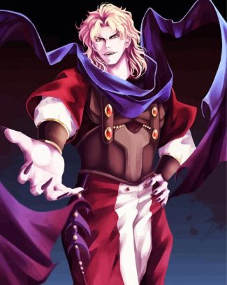 Dio Brando Anime Vampire diamond painting