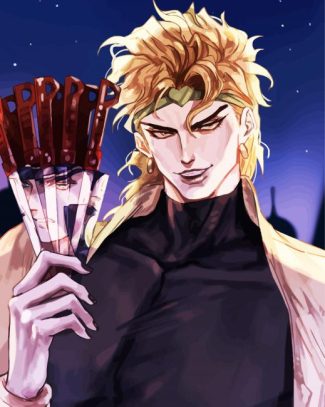 Dio Brando Vampire diamond painting