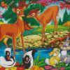 Disney Animated Movie Bambi diamond painting