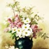 Dogwood And Lilacs Vase diamond painting