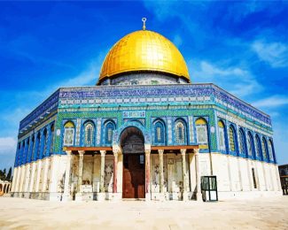 Dome Of The Rock Al Aqsa diamond painting