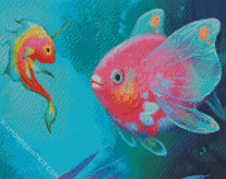 Dreamy Fishes diamond painting