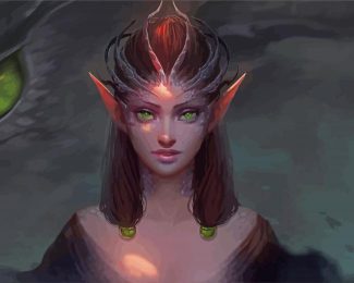 Elf Lady diamond painting