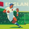 England Rugby diamond painting