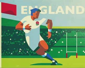 England Rugby diamond painting