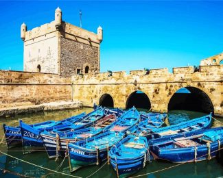 Essaouira Citadel Port diamond painting