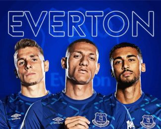 Everton Players diamond painting