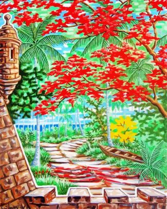 Flamboyan Art diamond painting