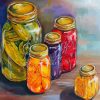 Food In Mason Jars diamond painting