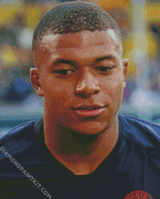 Football Player Kylian Mbappé diamond painting