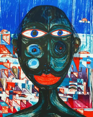 Friedensreich Hundertwasser Arabian Woman diamond painting