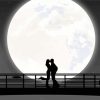 Full Moon Night Couple diamond painting