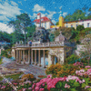 Gardens Of North Wales Portmeirion diamond painting