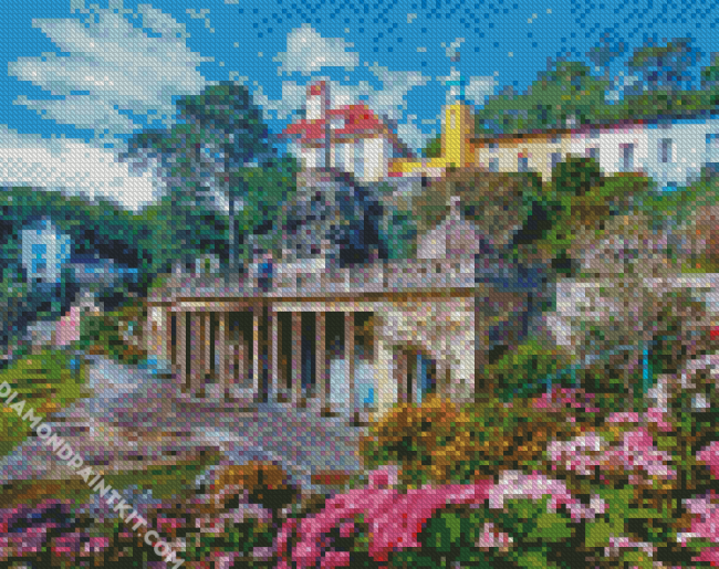 Gardens Of North Wales Portmeirion diamond painting