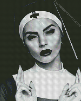 Gothic Nun diamond painting