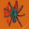 Green Spider diamond painting